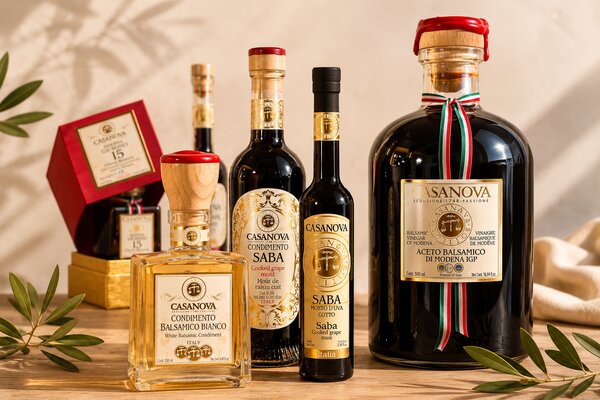 Balsamikové octy Casanova — tradičný ocot z Modeny